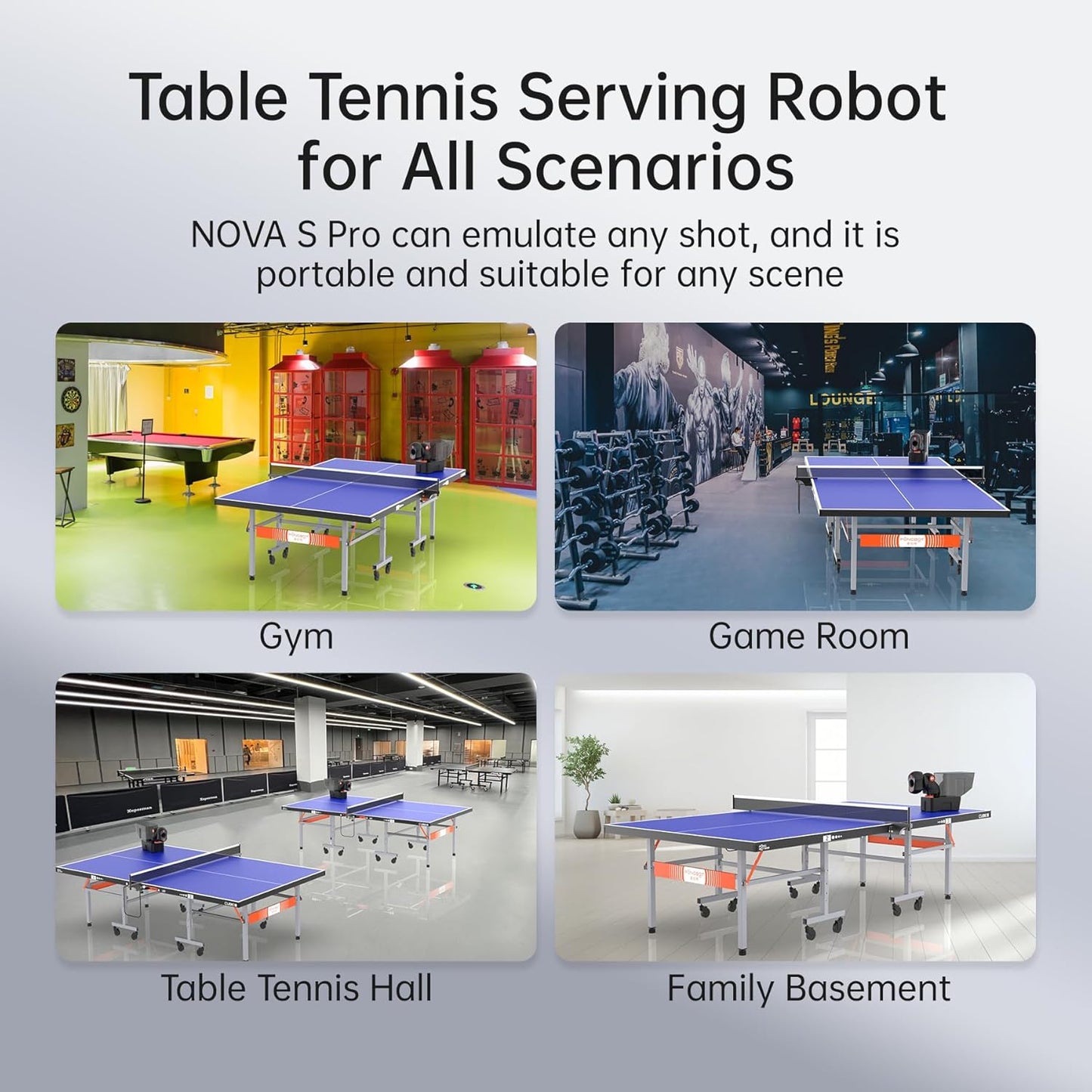 PONGBOT Automatic Ping Pong Ball Launcher - Robotic Table Tennis Robot, DEMO