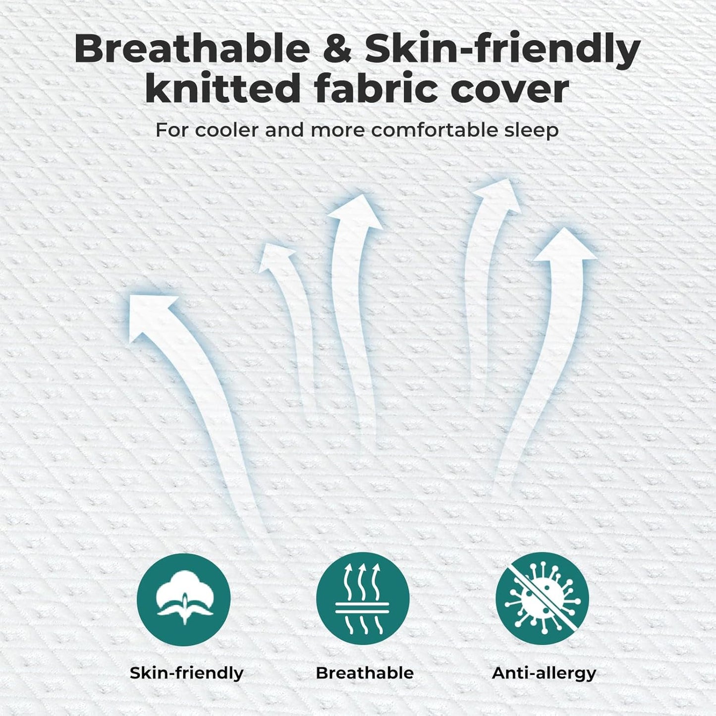 DREAMZ Single Mattress Topper Gel Bamboo Charcoal Memory Foam Blue White DEMO