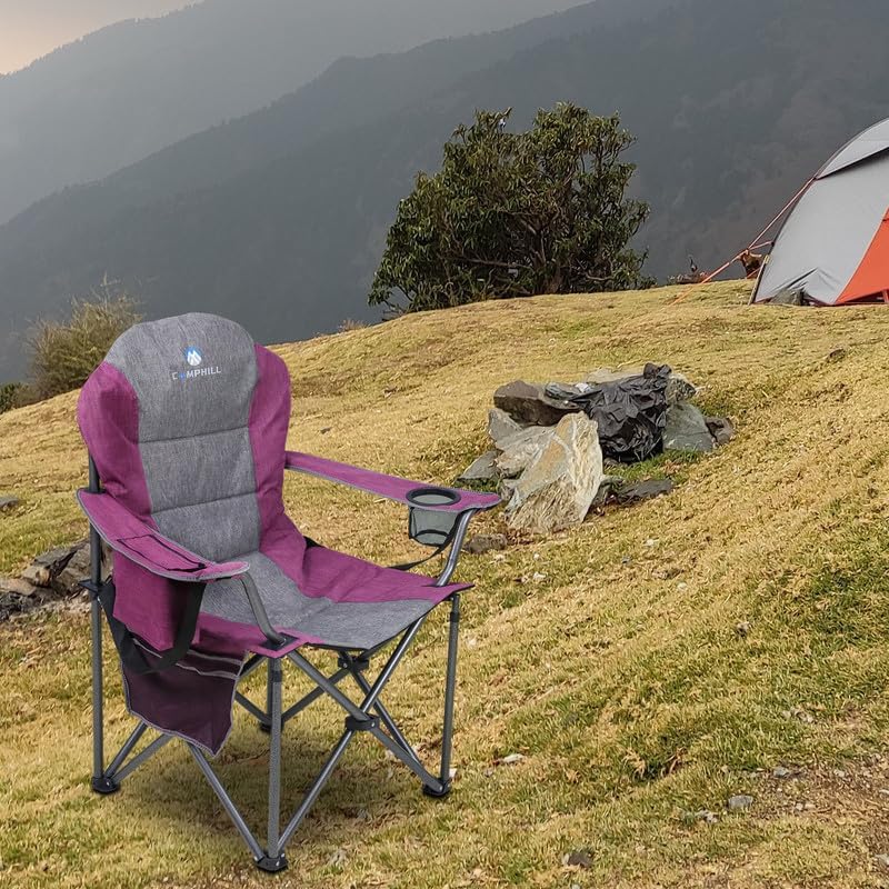 Northroad Oversized Chairs Portable Camping Chair Padded Outdoor Folding DEMO