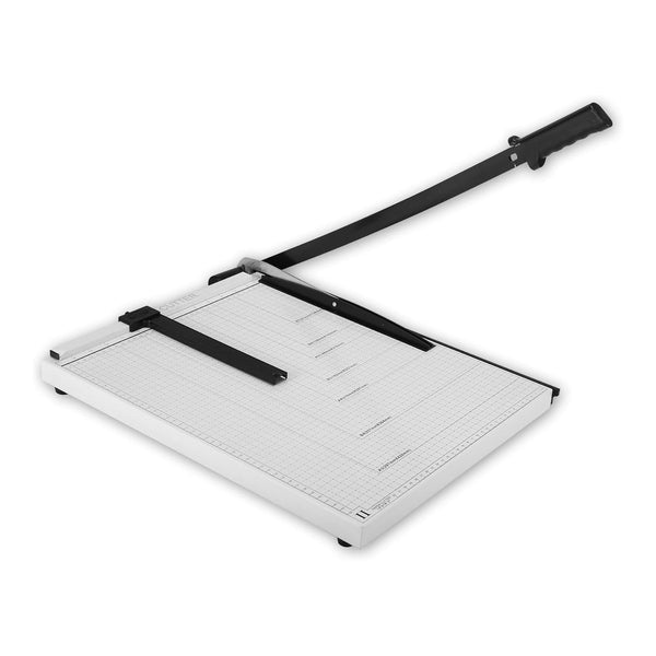 ZAOZAOLLND Heavy Duty A3 Paper Trimmer with Safety Guard, White, Precision DEMO
