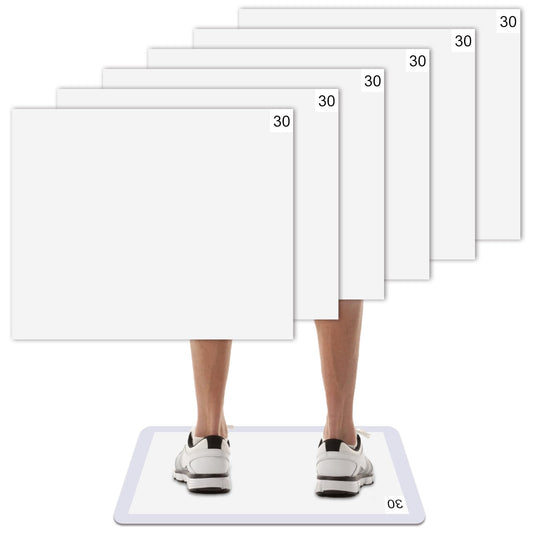 PEUTIER Sticky Adhesive Walk-Off Mat Replacement Transparent Size 45 x 38 cm NEW