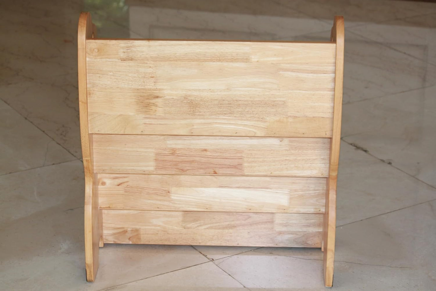 woJKod Medium Bookcases Wall-Mounted Wooden Bookshelf Cow Design Natural DEMO