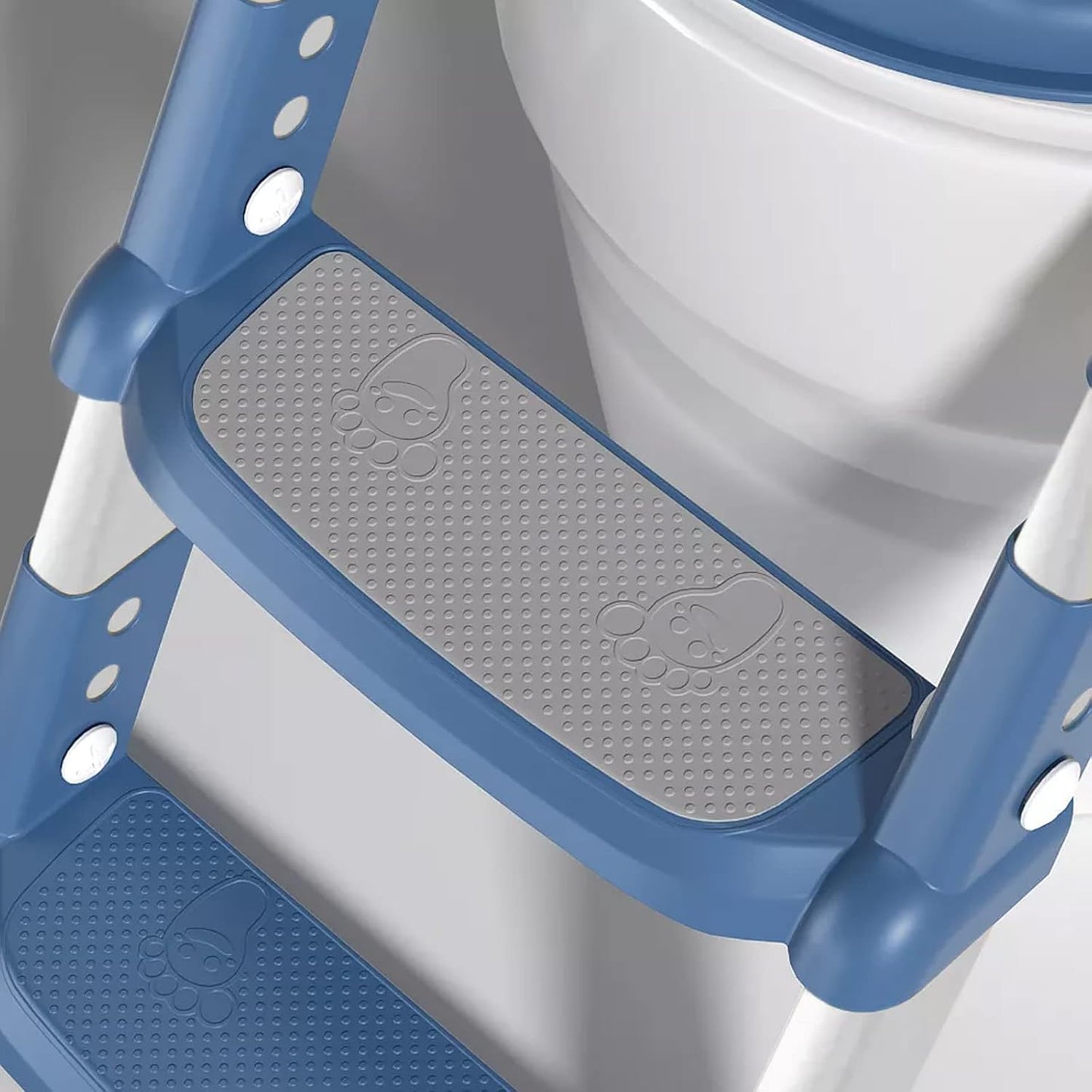 STEUGO Potty Seats Training Toilet Seat with Step Stool Ladder for Kids Blue NEW
