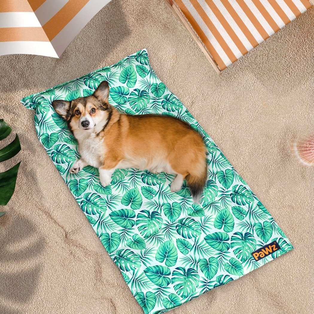 PAWZ Pet Bed Mats Cooling Mat Gel Bed Pillow Self-Cooling Pad Green Size DEMO