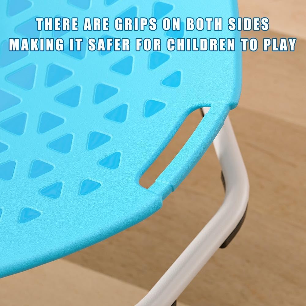 Serauvena Sensory Swivel Desk Chair for Autistic Children, Blue, 52x50cm DEMO