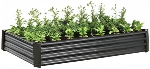 FOUBAM Raised Garden Beds - Medium Metal Alloy Steel Planter for Outdoor DEMO
