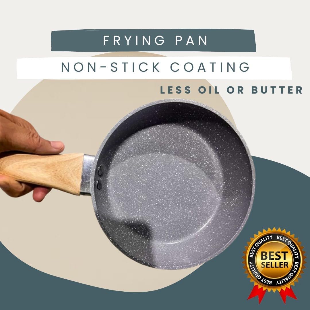 ONLY HOME Ceramic Nonstick Frying Pan Skillet, Healthy Toxin-Free, 20cm NEW