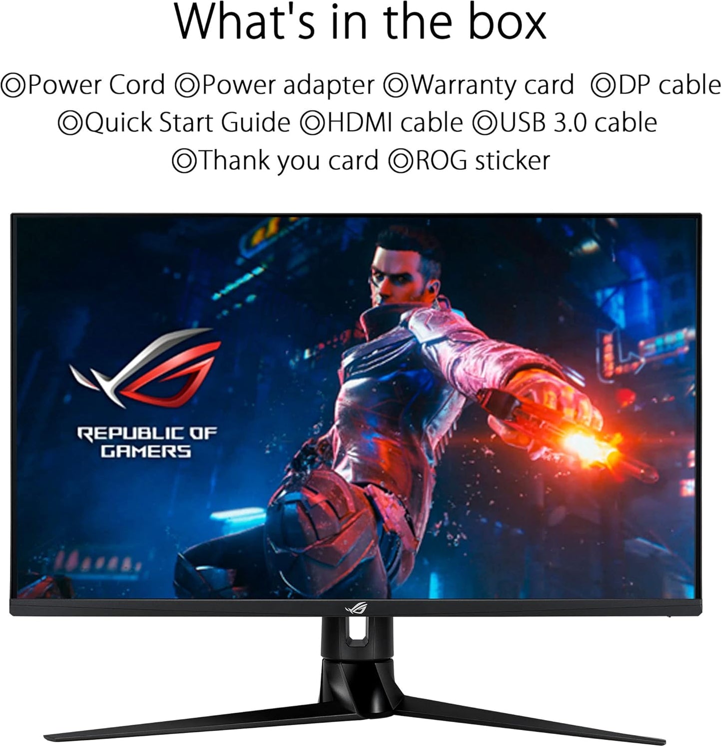ASUS ROG Monitors Swift PG329Q 32 Inch WQHD 2560x1440 Fast IPS 175Hz Gaming NEW
