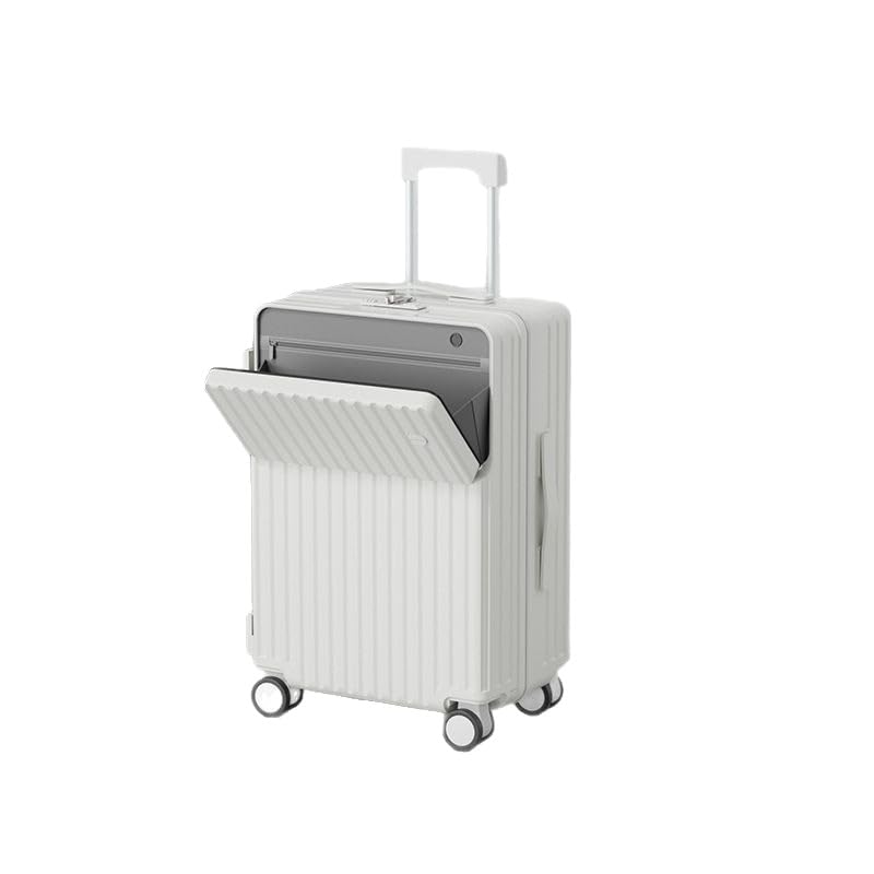 Frafuo Unisex Carry-Ons Carry-On Suitcase Hardshell Spinner Luggage with DEMO
