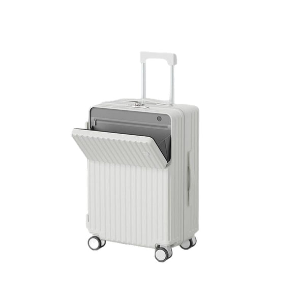 Frafuo Unisex Carry-Ons Carry-On Suitcase Hardshell Spinner Luggage with DEMO