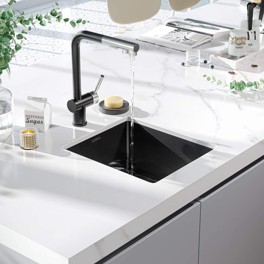 TORVA 44 x 48 23 CM Undermount Stainless Steel Kitchen Sink for Modern DEMO