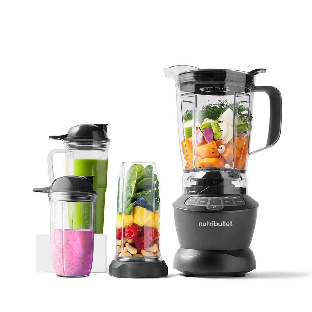 NutriBullet 1200W Jug Blenders Powerful Jug Blender Smoothie Maker Combo DEMO
