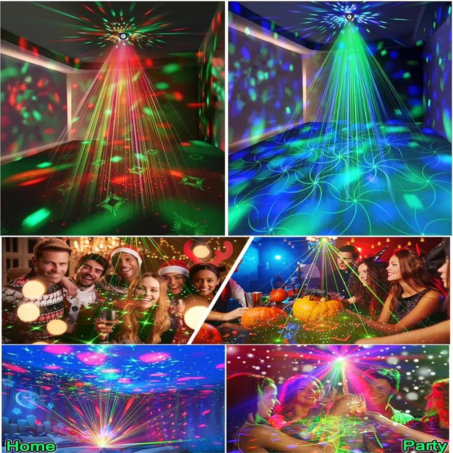 Chamglory Disco Ball Stage Lighting Lamp Sound Activated Strobe Effect DEMO