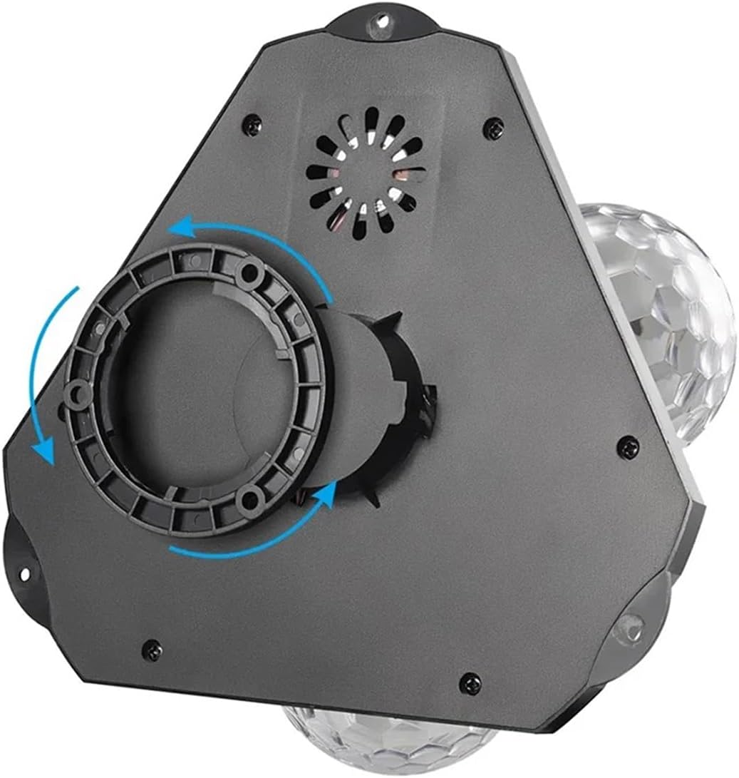 Chamglory Disco Ball Stage Lighting Lamp Sound Activated Strobe Effect DEMO
