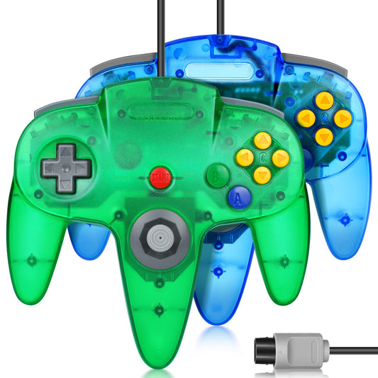 FISUPER Classic N64 Game Controller Gamepad Joystick Wired Accessories DEMO