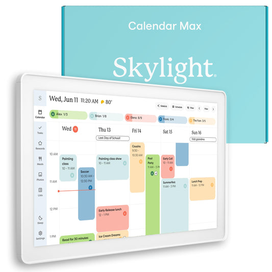 Skylight Smart Digital Calendar & Chore Chart Family Organizer Wall Planner DEMO