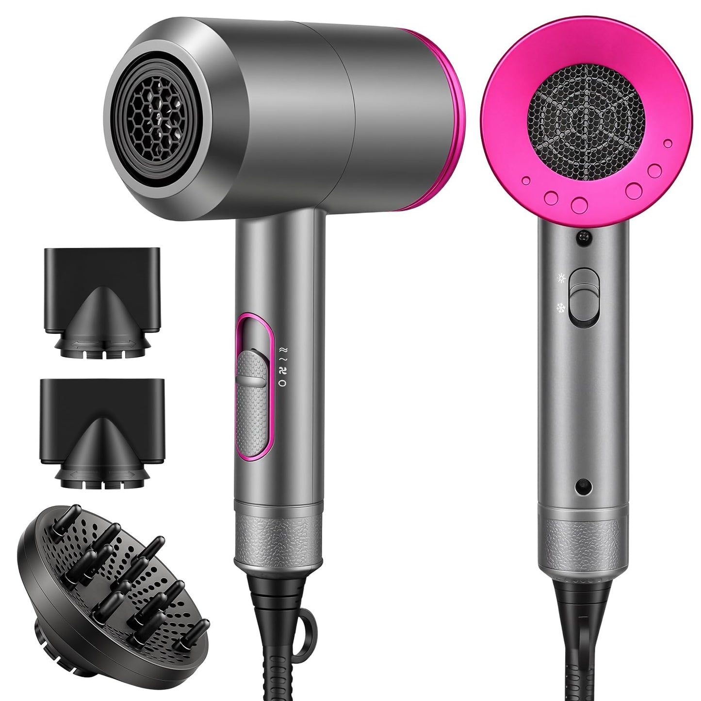 ManKami Professional 1800W Salon Hair Dryer with Negative Ions for Fast DEMO