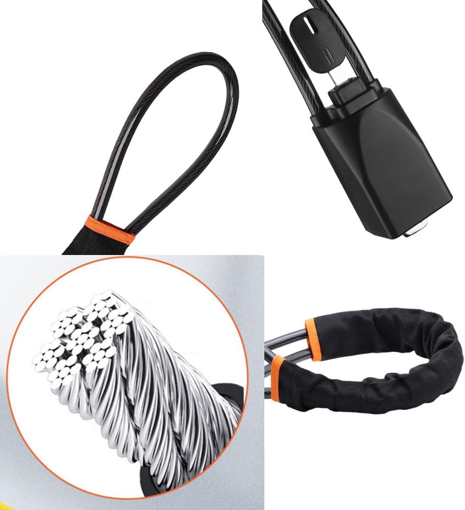 Naisfei Universal Anti-Theft Steering Wheel Lock - Black Locking Device DEMO