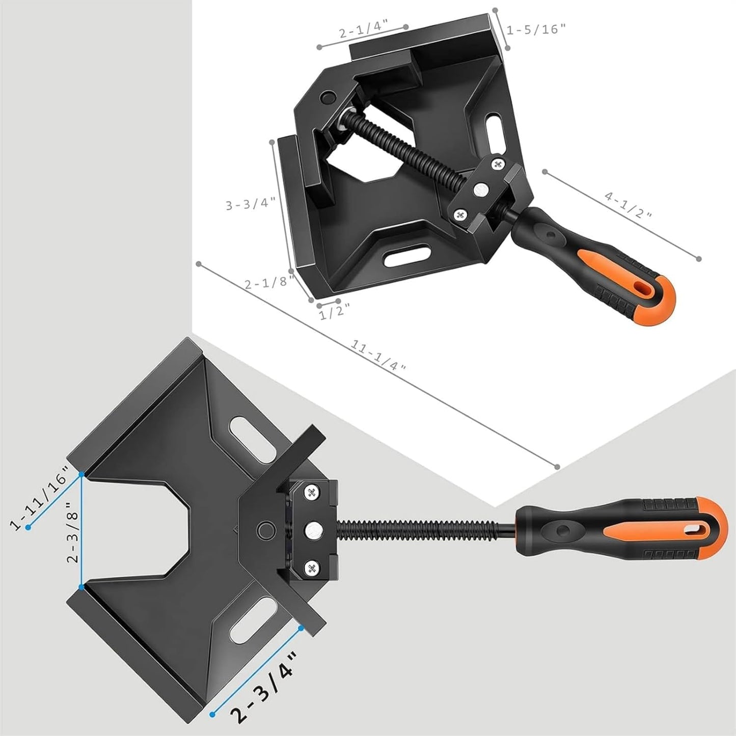 Ssumght 90 Degree Corner Clamps for Woodworking Jigs White Workholding DEMO