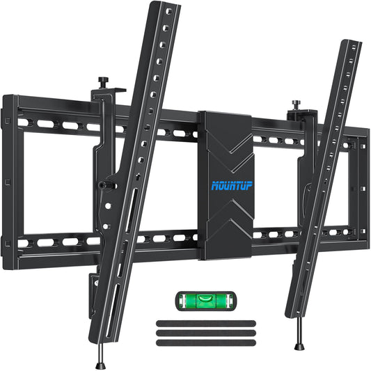 MOUNTUP TV Wall Mount Tilting for 37-84 Inch TVs with Level Adjust Black DEMO