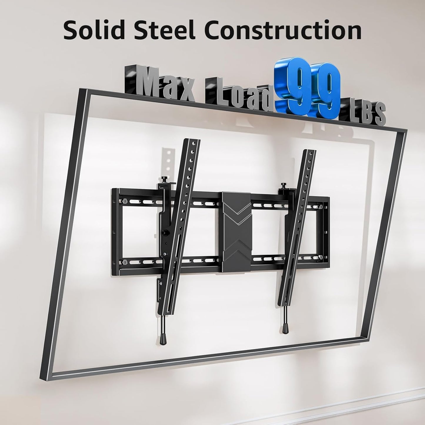 MOUNTUP TV Wall Mount Tilting for 37-84 Inch TVs with Level Adjust Black DEMO