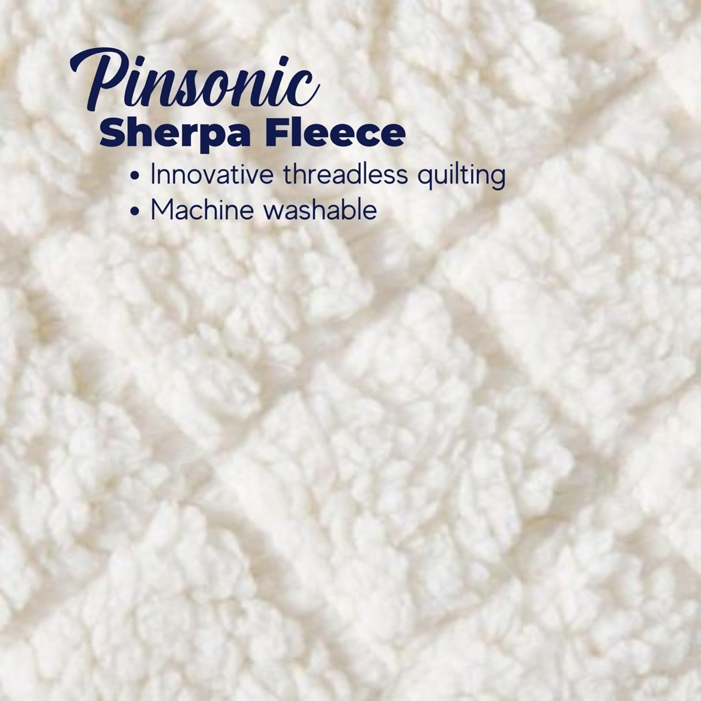 Dreamaker Quilted Sherpa Fleece Electric Blanket Soft Warm White Single DEMO