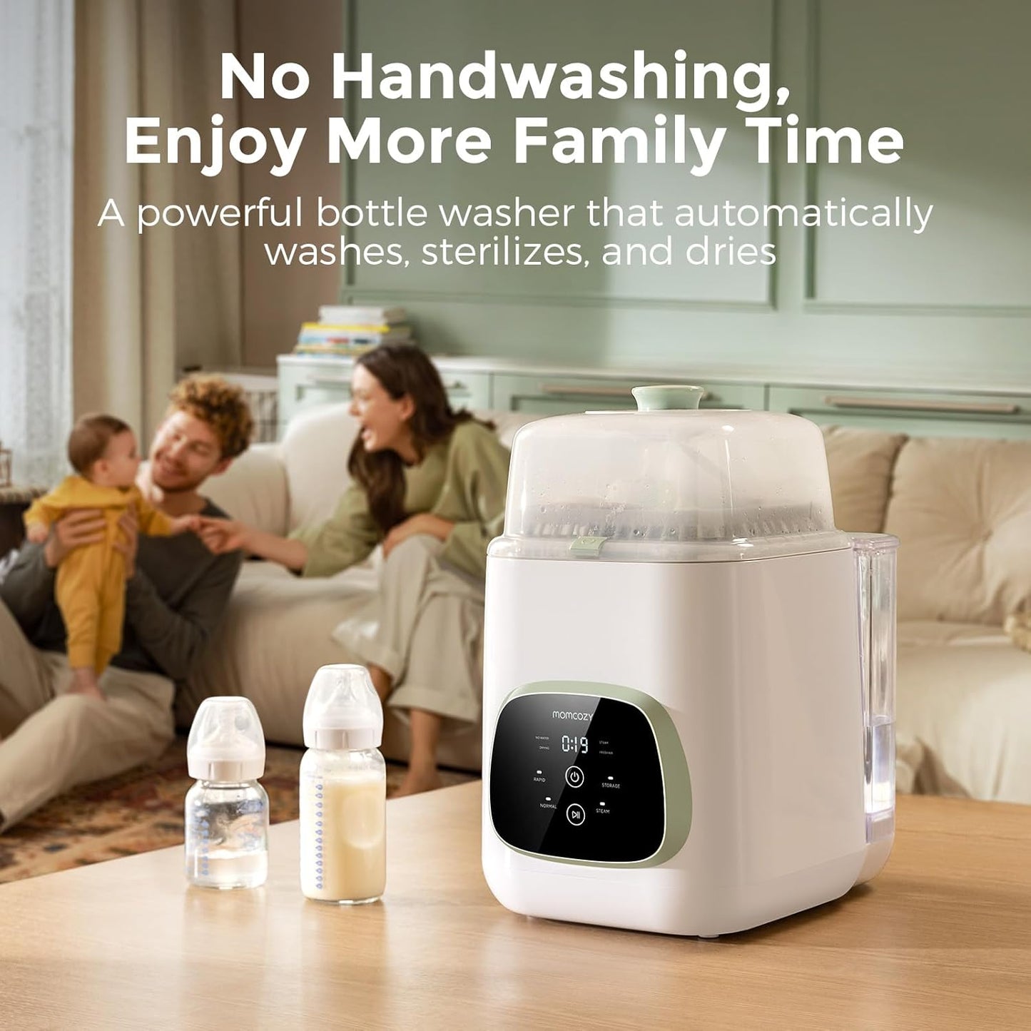 Momcozy All-in-One Sterilisers Baby Bottle Washer Sterilizer Dryer DEMO
