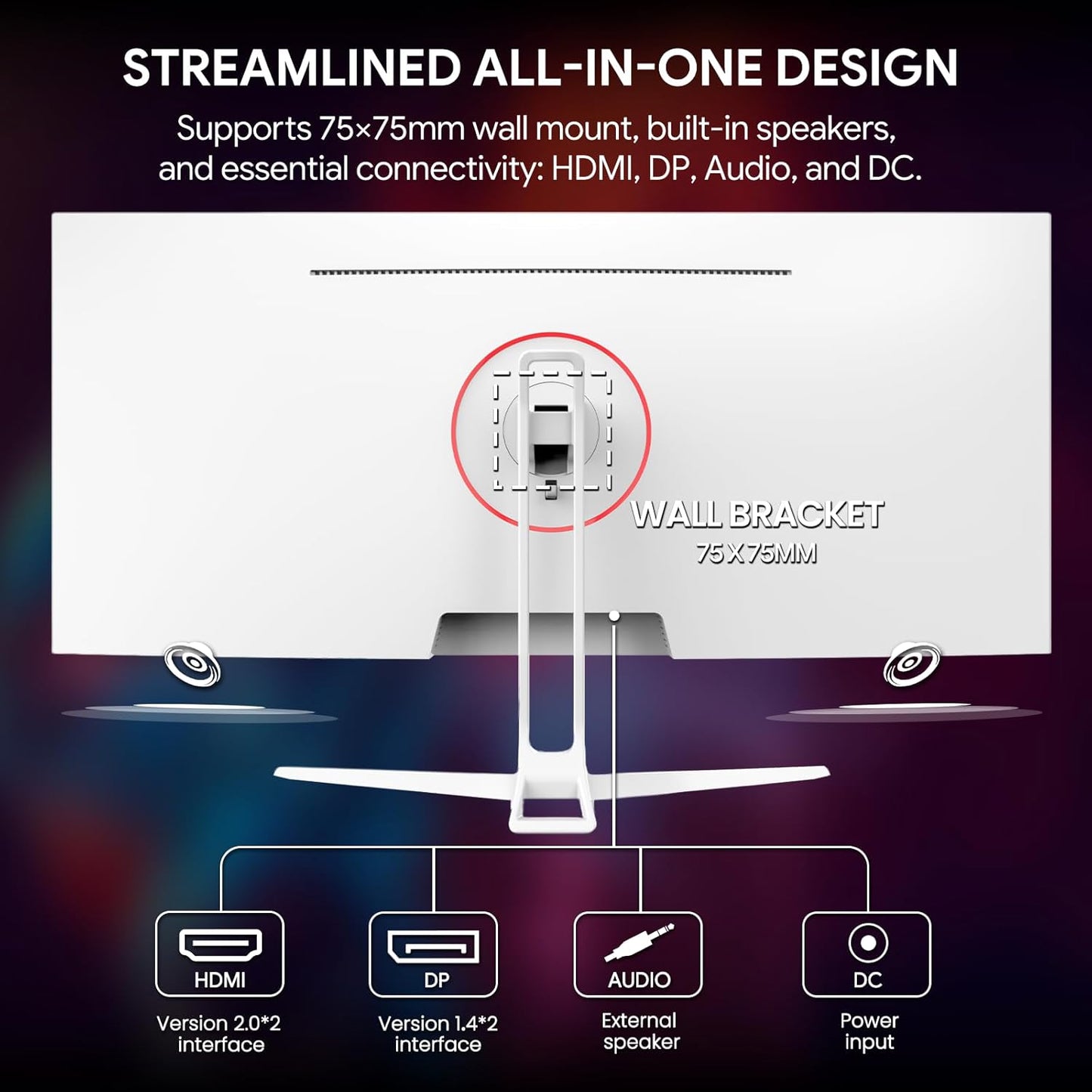 CRUA Ultrawide Monitors Gaming Monitor WQHD 3440x1440 IPS 165Hz Refresh DEMO