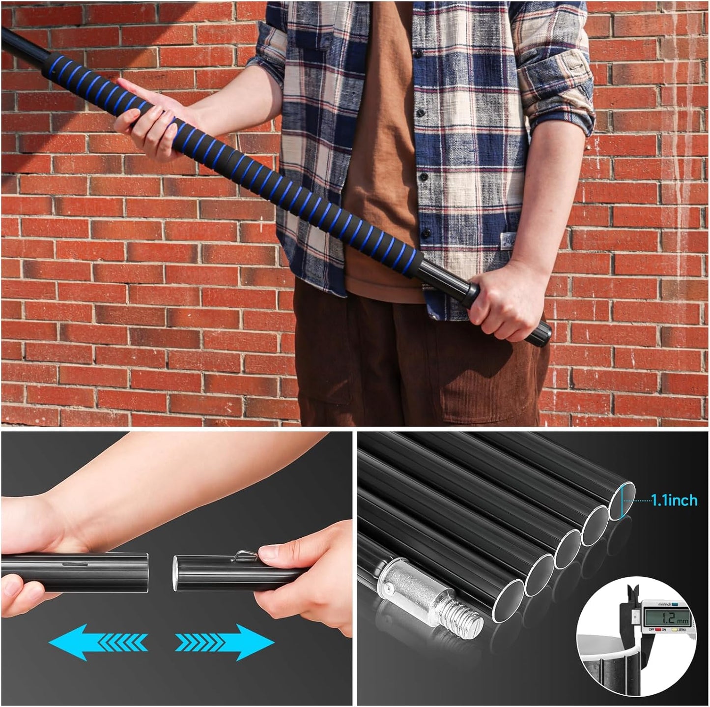 Winsun Window Solar Panel Cleaning Kit 10m Length Washing Cleaner Equipment DEMO