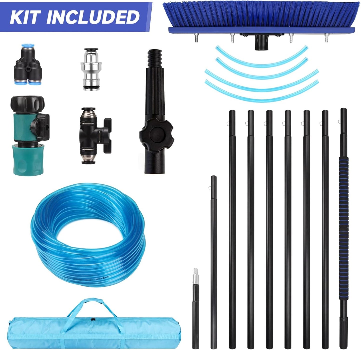 Winsun Window Solar Panel Cleaning Kit 10m Length Washing Cleaner Equipment DEMO
