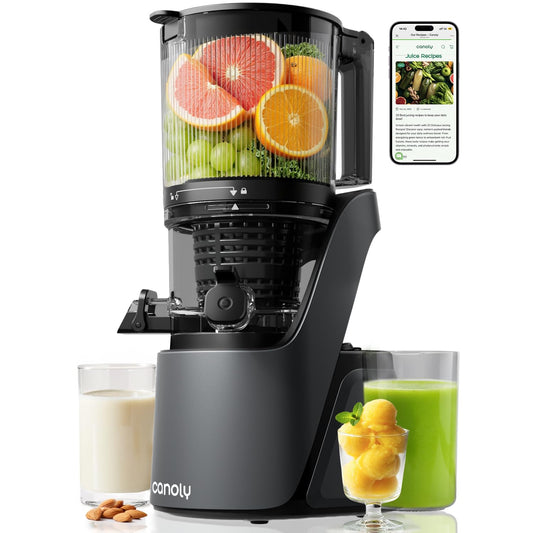 Canoly Cold Juicers Press Juicer Machine 150mm 2.6L Big Chute 3-in-1 DEMO