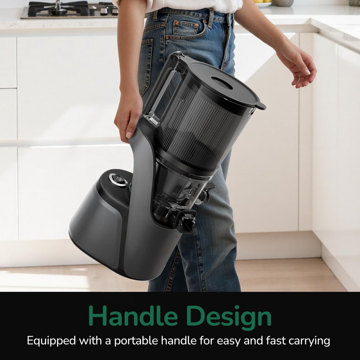 Canoly Cold Juicers Press Juicer Machine 150mm 2.6L Big Chute 3-in-1 DEMO