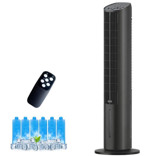BELEAAD 3L Evaporative Air Cooler Tower Fan with 98cm Height, Black Size DEMO