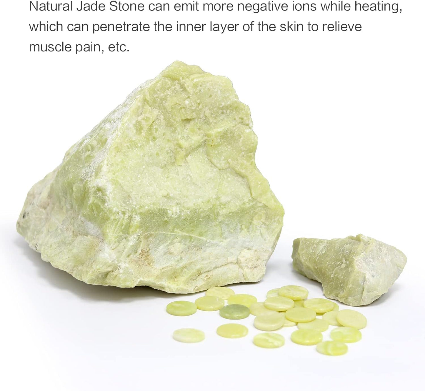 UTK Far Infrared Heating Pad with 153 Natural Jade Stones for Back Pain NEW