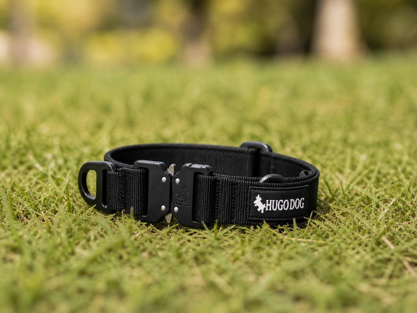 Hugo Dog Basic Collars Collar with Tactical Quick Release Buckle Adjustable NEW