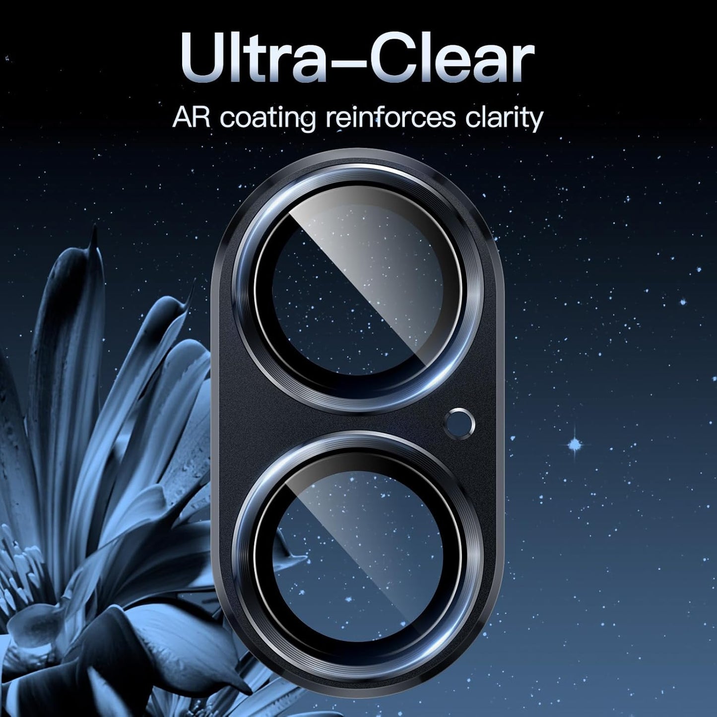 JETech Camera Lens Protector for iPhone 16 6.1" and Plus 6.7" Tempered Glass NEW