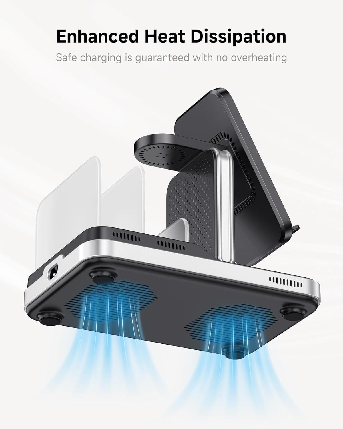 SwanScout 5-in-1 Induction Chargers Wireless Charging Station for Multiple NEW