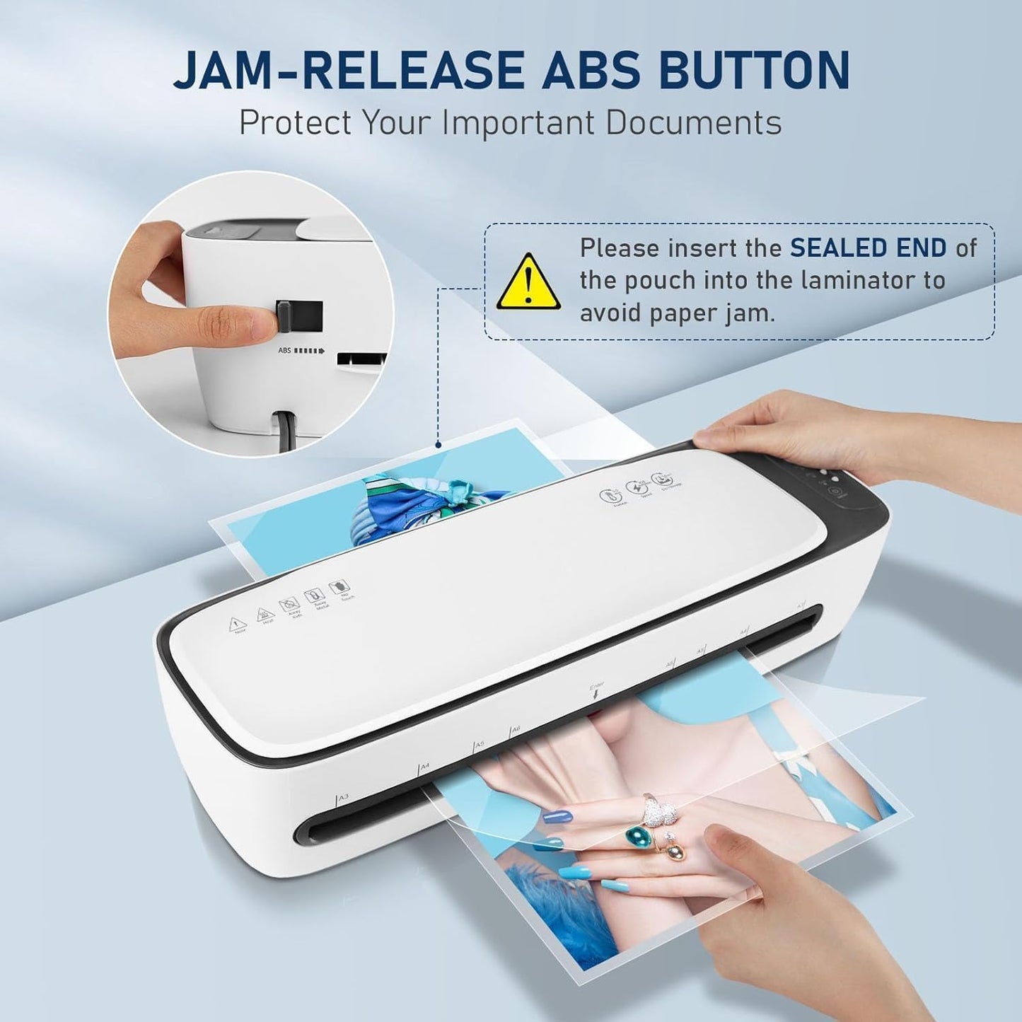 PFATURKHN A3 Thermal Laminator with Paper Trimmer Desktop Office Equipment DEMO