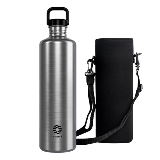 Fjbottle 2L Wide Mouth Stainless Steel Sports Water Bottle for Outdoor NEW