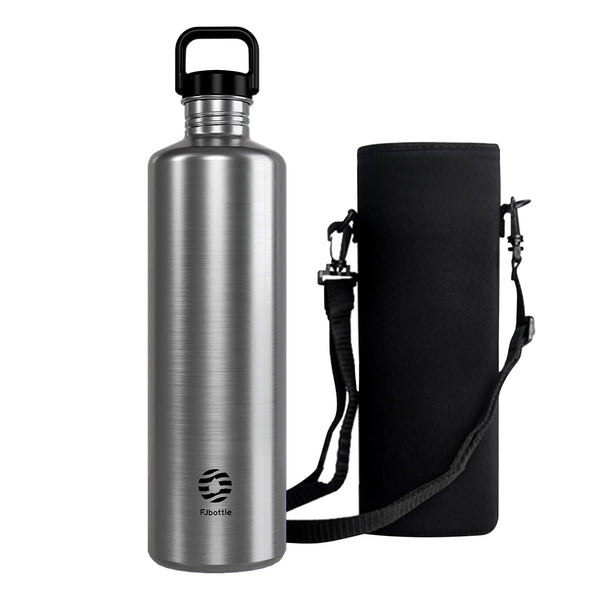 Fjbottle 2L Wide Mouth Stainless Steel Sports Water Bottle for Outdoor NEW