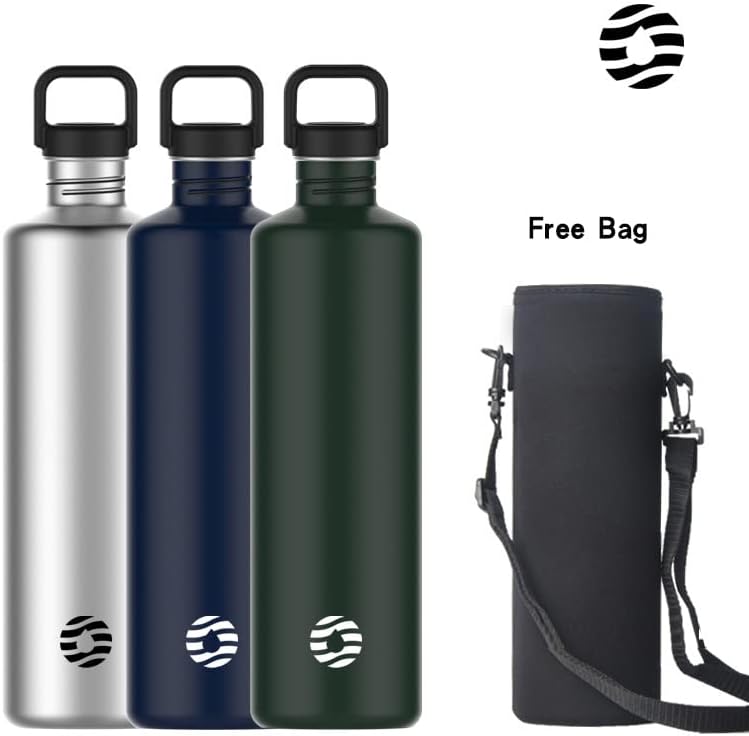 Fjbottle 2L Wide Mouth Stainless Steel Sports Water Bottle for Outdoor NEW
