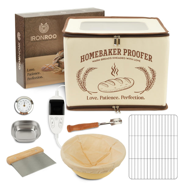 Ironroo Insulated Containers Heated Bread Proofing Box, Cream, 43 x 10.5 NEW
