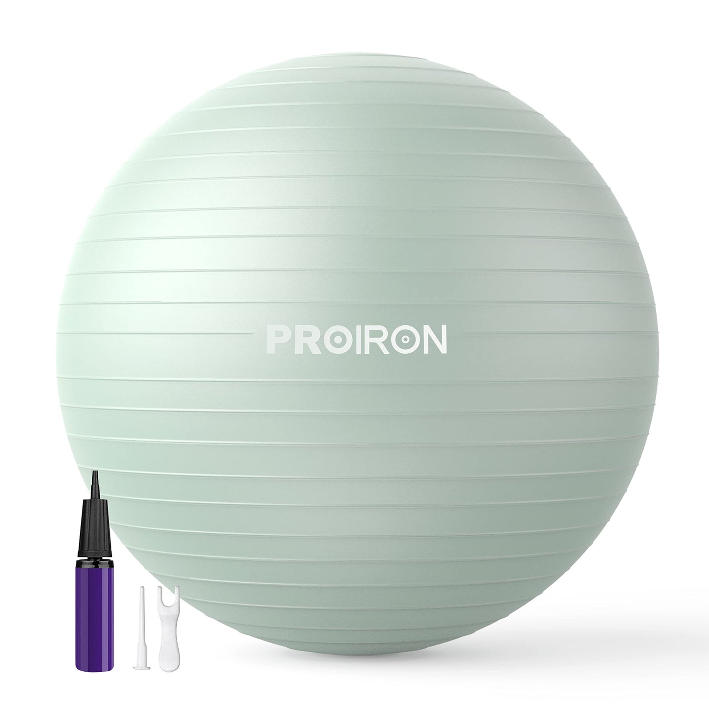 PROIRON Exercise Ball Anti-Burst Yoga Chair Slip Resistant Green Size 65cm DEMO