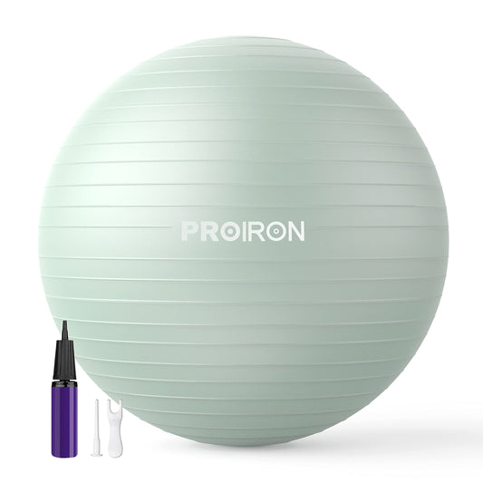 PROIRON Exercise Ball Anti-Burst Yoga Chair Slip Resistant Green Size 65cm DEMO