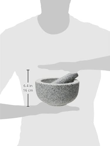 Classica Granite Mortar and Pestle Set Professional Heavy-Duty Kitchen Tool DEMO