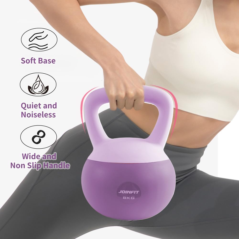 Nature Fitness Kettlebells Soft Kettlebell with Cushioned Base Anti-Slip DEMO