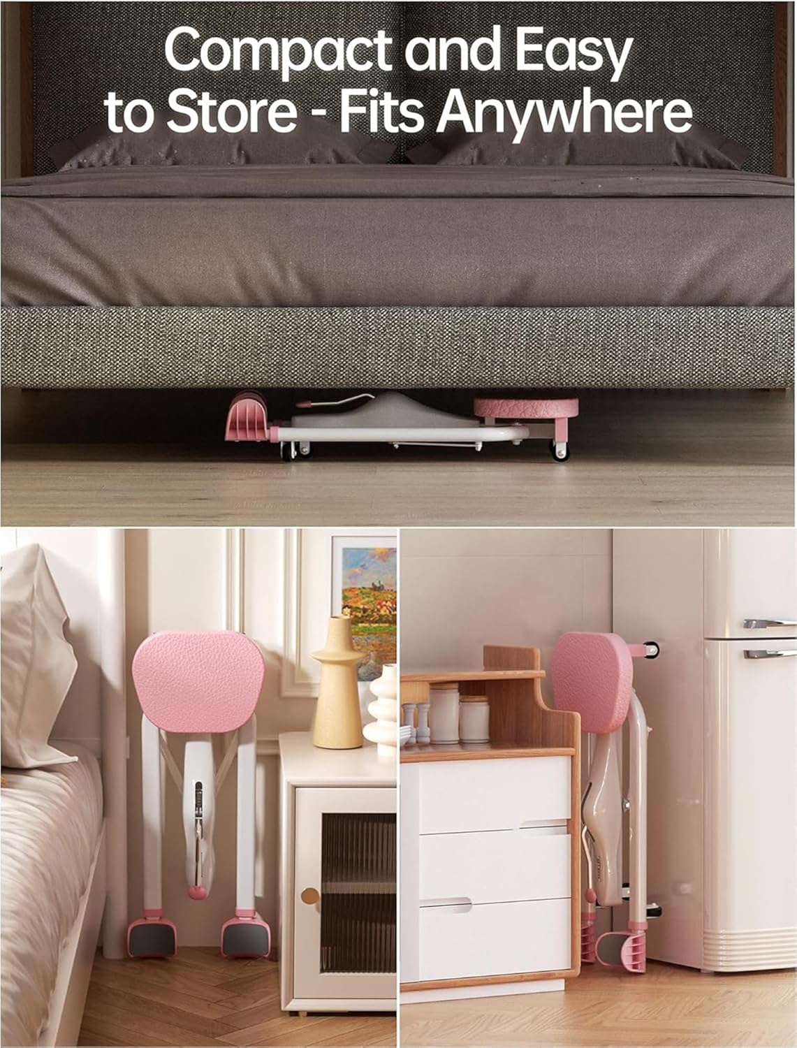 CHUCII Pink Weight Machines Leg Stretcher for Improved Flexibility and DEMO