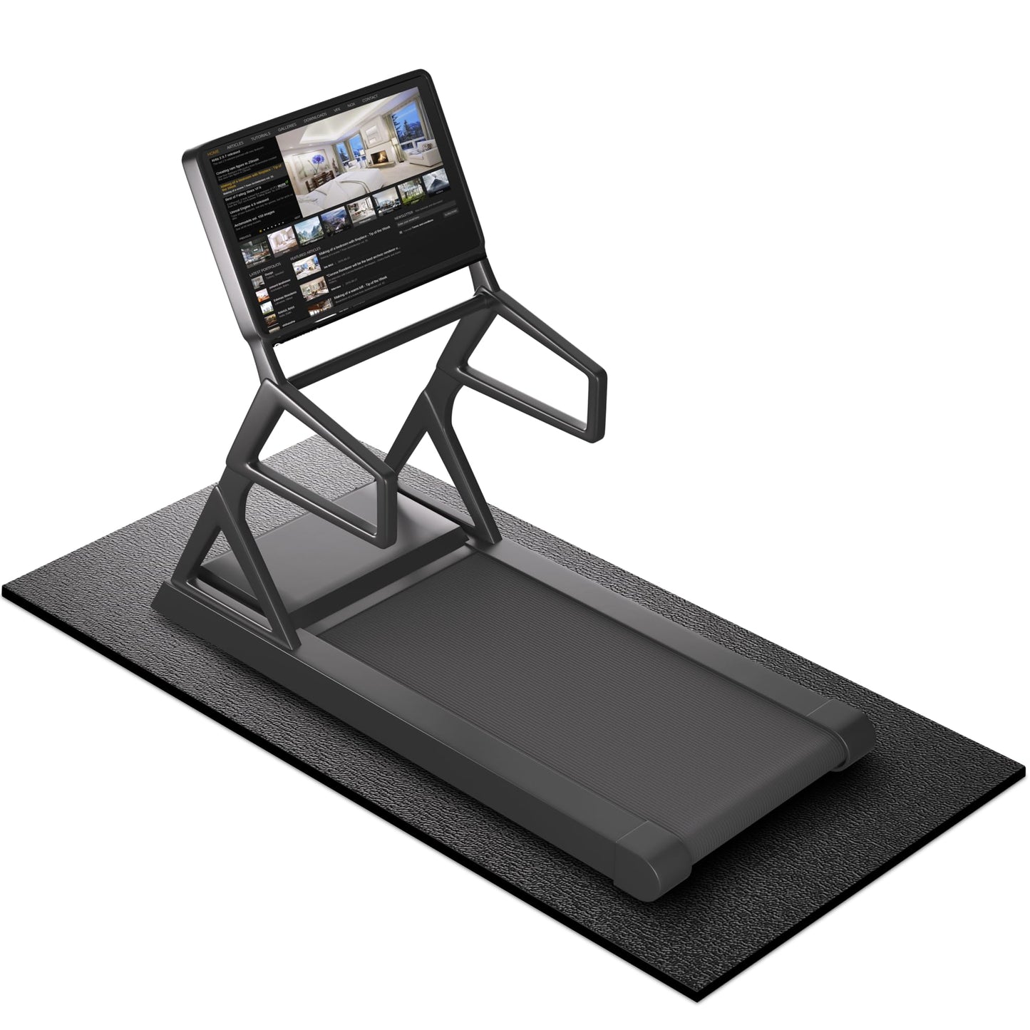 GymCope Exercise Equipment Mat Durable Polyvinyl Chloride Protective Floor NEW