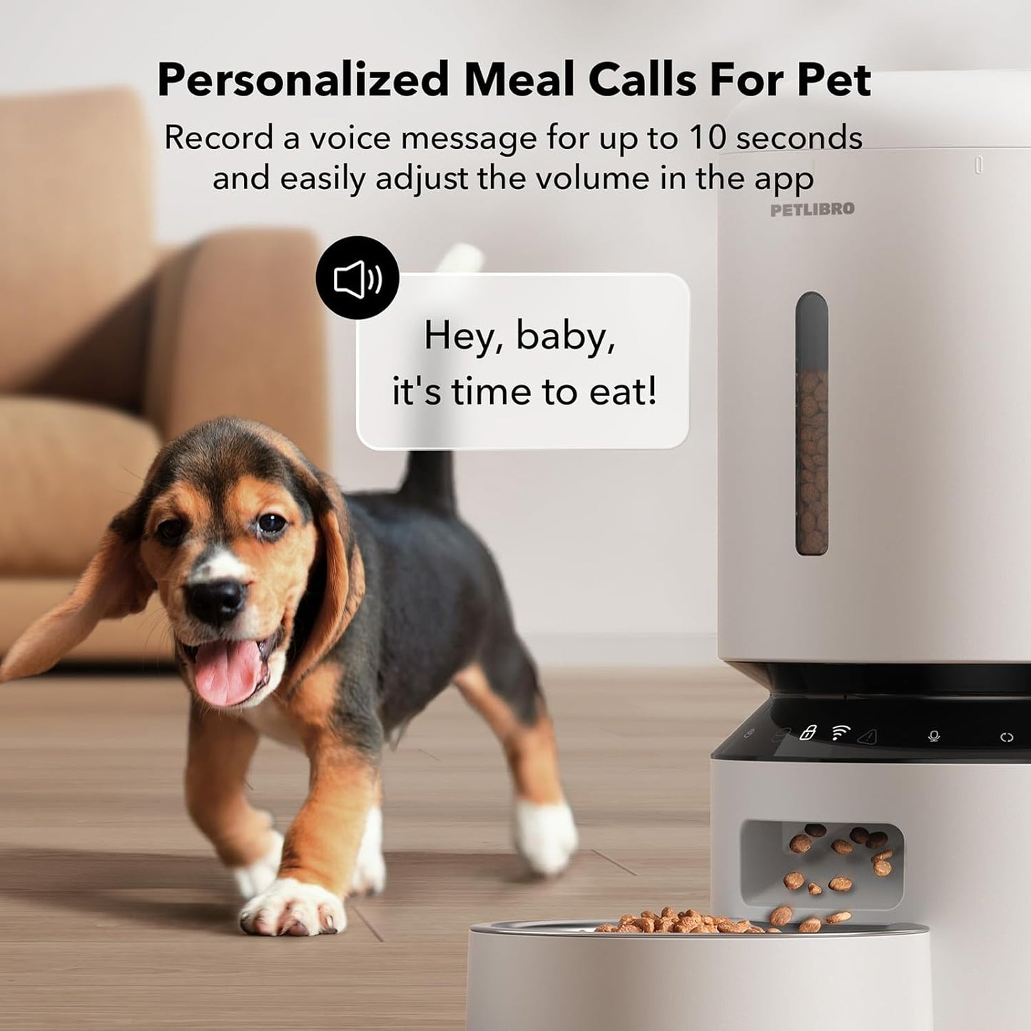 PETLIBRO Automatic Cat Feeder Smart WiFi App Control Acrylonitrile NEW