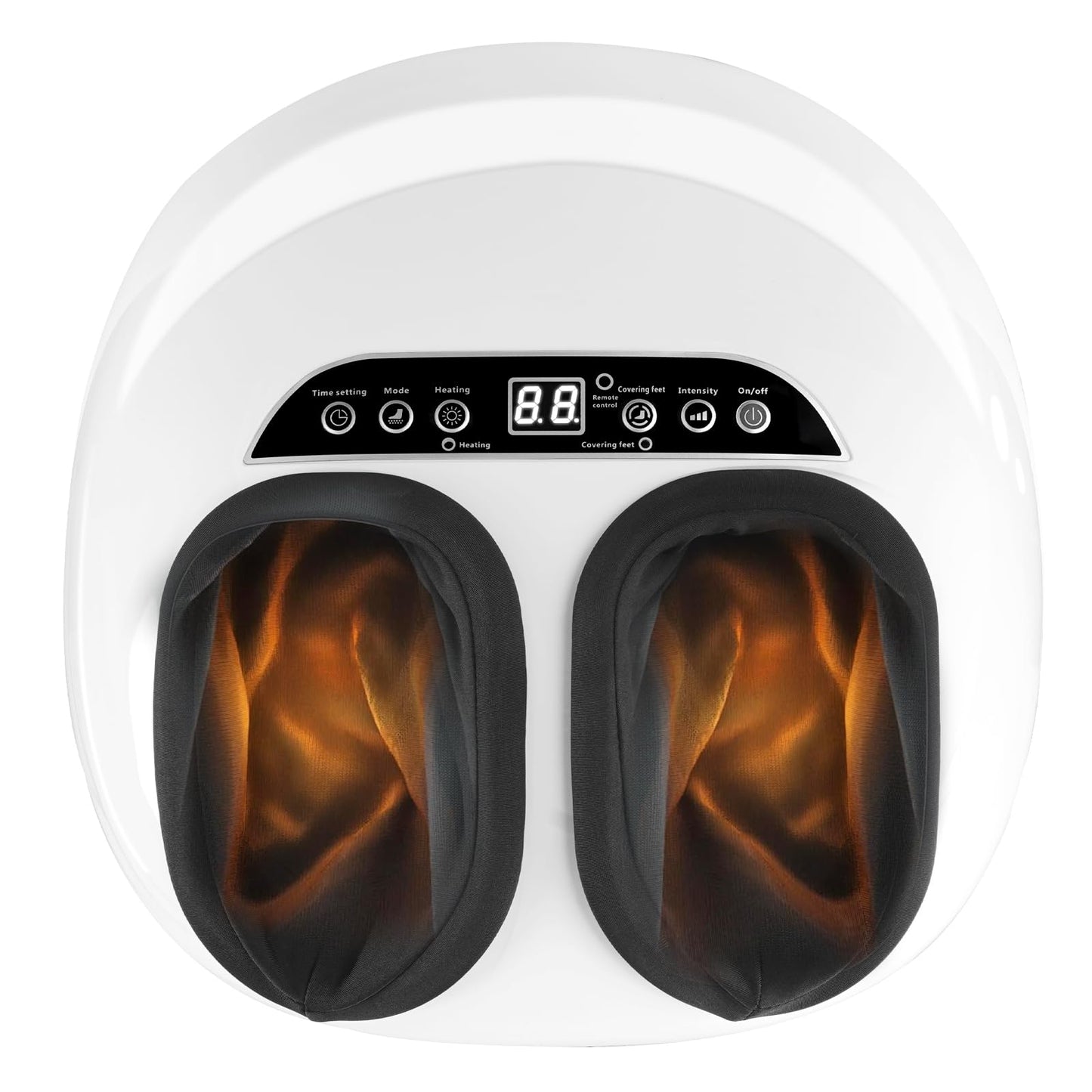 Thtthy Electric Foot Spa Massager with Heat Deep Kneading Shiatsu White DEMO